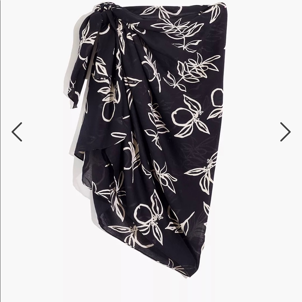 Madewell Sarong swim suite cover up